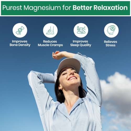 Vlado's Himalayan Organics: Magnesium Complex Supplement with Magnesium Glycinate, Magnesium Citrate, Magnesium Oxide - 120 Veg Tablets