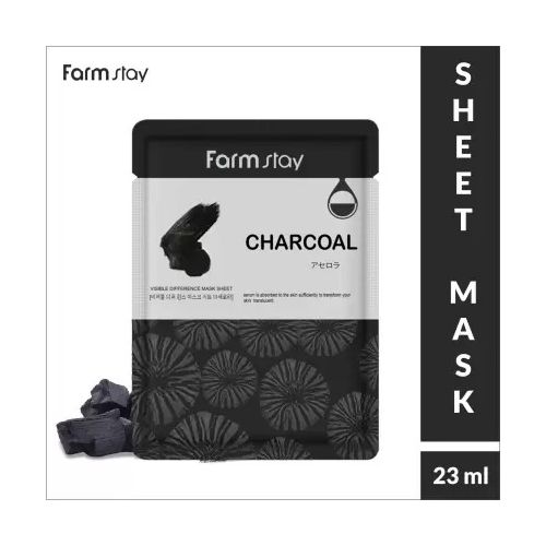 Farmstay: Visible Difference Sheet Mask Charcoal - 23ml