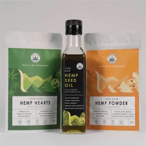 India Hemp Organics: Hemp Starter Pack - 820 g (Pack of 3)