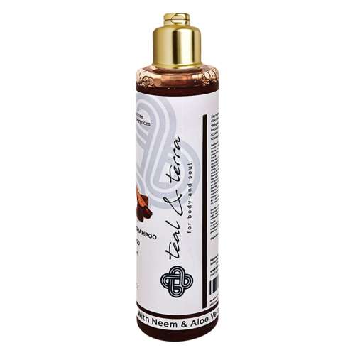 Teal and Terra: Onion Oil & Rose Shampoo With Sandalwood For Hair-Fall Control, Hair Regrowth & Dandruff Control - 200ml