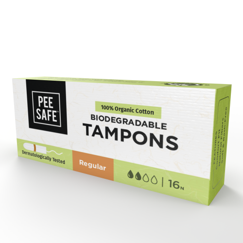 Pee Safe: Organic Cotton Tampon (Regular, 16N)