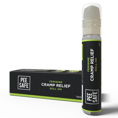 Pee Safe: Feminine Cramp Relief Roll On for Period Pain - 10ml