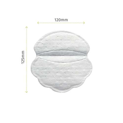 Pee Safe: Disposable Underarm Sweat Pads (Folded) - Pack of 14