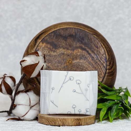 Pee Safe: 100% Organic Cotton, Biodegradable Panty Liners - Pack of 15