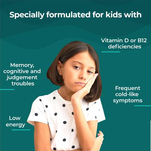 Wellbeing Nutrition: Frozen Elsa Melts - Kids Organic Vitamin B12, D3+K2 & Folate - Mango Flavor (30 Oral Thin Strips)
