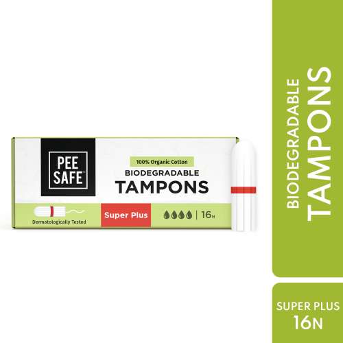 Pee Safe: Organic Cotton Tampon (Super plus, 16N)
