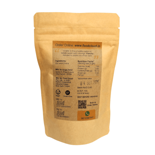 Foodcloud: Roasted Gur Chana - 225 gm (Pack of 3)