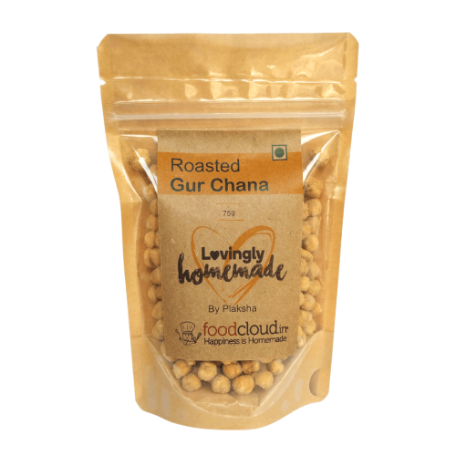 Foodcloud: Roasted Gur Chana - 225 gm (Pack of 3)