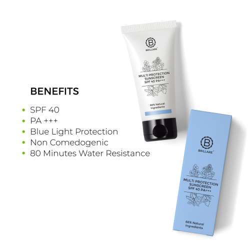 Brillare: Multi-Protection Sunscreen SPF 40 - 50gm