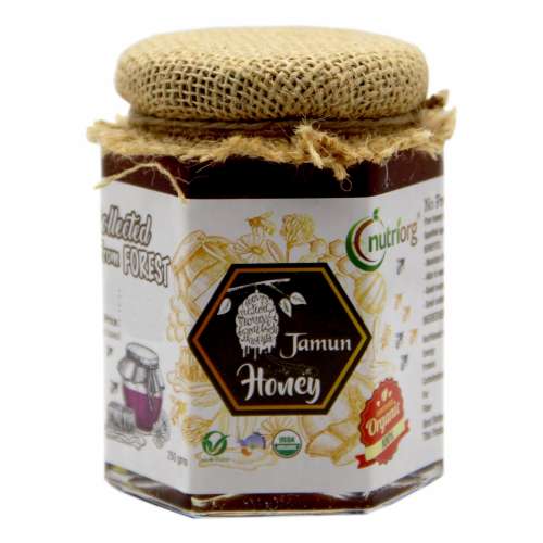 Nutriorg: Certified Organic Honey with Jamun Flavor - 250 gm