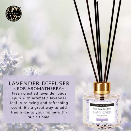 Soul & Scents: Lavender Reed Diffuser 120ml