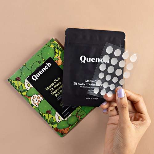 Quench Botanics: Mama Cica Zit Away Treatment Patches | Korean Skin care - 10gm Quench Botanics: Mama Cica Zit Away Treatment Patches | Korean Skin care - 10gm