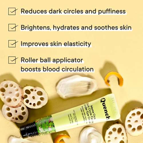 Quench Botanics: Mama Cica Dark Circle Fading Under Eye Cream | Korean Skin care - 15gm