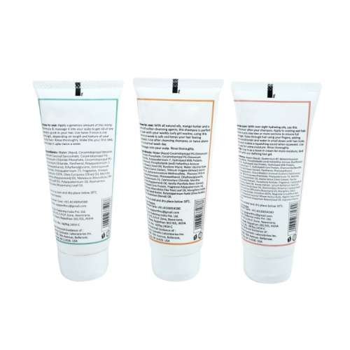 Fix My Curls : Everyday Moisturizing Shampoo And Cleansing Shampoo With Hydrating Deep Conditioner Wash Day Pack - 50ml Each