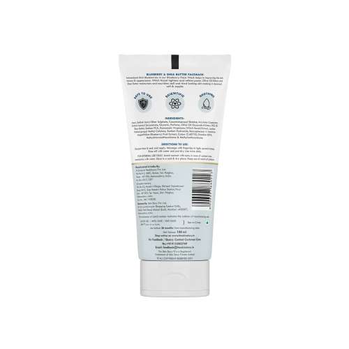 The Skin Story: Shea Butter & Blueberry Facewash - Revitaliser - 100 ml