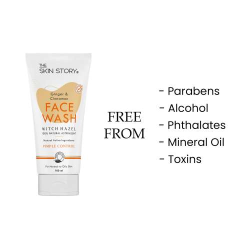 The Skin Story: Ginger & Cinnamon Facewash - Pimple Control - 100 ml