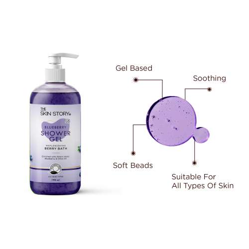 The Skin Story: Blueberry Shower Gel -190ml