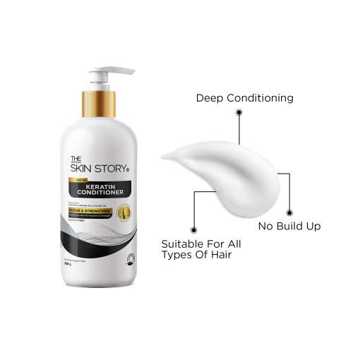 The Skin Story: Keratin Conditioner - For Damaged Hair - 250gm
