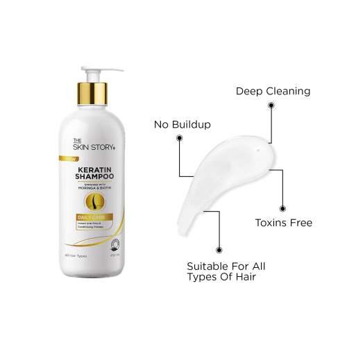 The Skin Story: Keratin Shampoo - Daily Care - 450ml