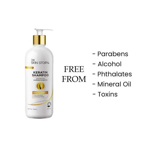 The Skin Story: Keratin Shampoo - Daily Care - 450ml