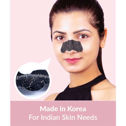 Priveda: Deep Cleansing Charcoal Nose Strip - Pack of 4