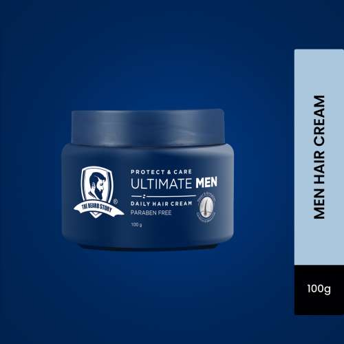 The Beard Story: Protect & Care Ultimate Men Daily Hair Cream - 100gm