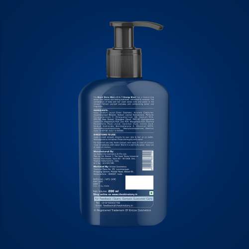 The Beard Story: Mens 2-in-1 Energy Blast , Hair & Body Wash - 200 ml