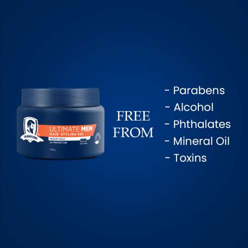 The Beard Story: Hair Styling Gel For Medium Hold, UV Protection , 100 % Shine - 100 gm
