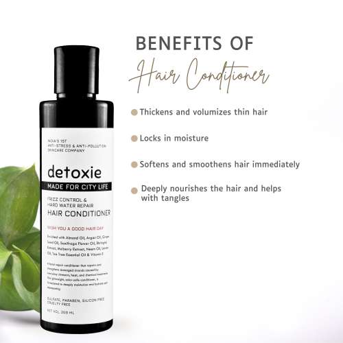 Detoxie: Frizz Control & Hard Water Repair Hair Conditioner - 200ml