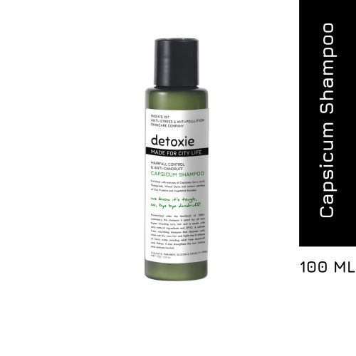 Detoxie: Anti-Dandruff & Flake Relief Capsicum Shampoo - 100 ml