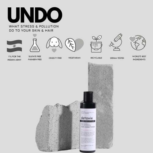 Detoxie: Frizz Control & Hard Water Repair Hair Conditioner - 200ml
