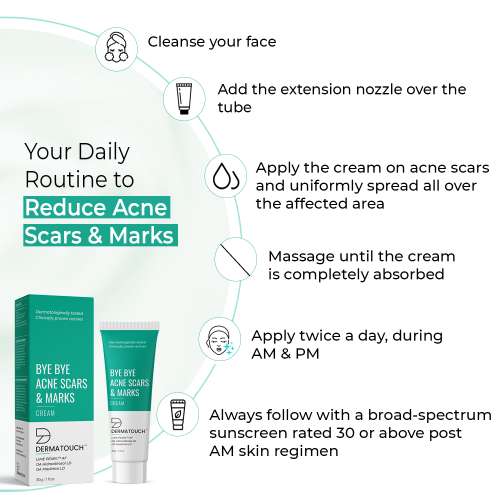 Dermatouch: Bye Bye Acne Scars & Marks Cream - 30gm