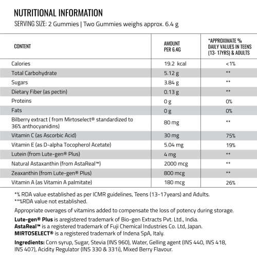 Allbeing: Insight - Complete Eye Health Gummy - 30 Gummies