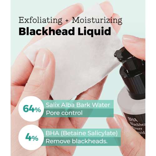 COSRX: BHA Blackhead Power Liquid Exfoliant Essence | Hydration | Glass Skin | Exfoliation | Pore Care | Smooth Skin | 100ml