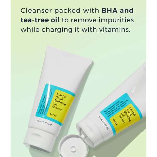 COSRX: Low pH Good Morning Gel Face Cleanser | Korean Skincare | Gentle Cleansing | 150ml