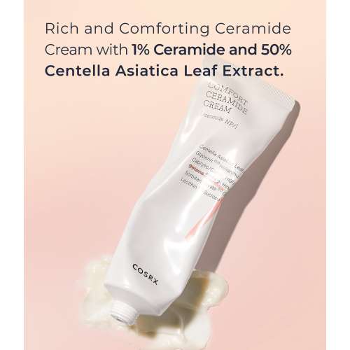 COSRX: Balancium Comfort Ceramide Cream | For Moisturising | Intense Hydration | Korean Skincare | 80gm