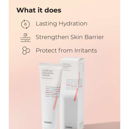 COSRX: Balancium Comfort Ceramide Cream | For Moisturising | Intense Hydration | Korean Skincare | 80gm