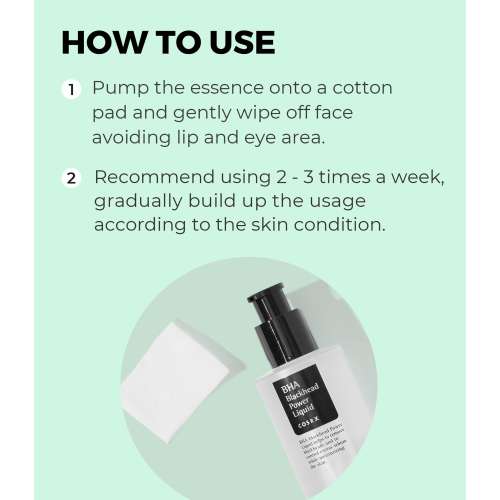COSRX: BHA Blackhead Power Liquid Exfoliant Essence | Hydration | Glass Skin | Exfoliation | Pore Care | Smooth Skin | 100ml