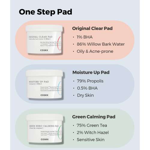 COSRX: One Step Moisture Up Pad - 70 pcs