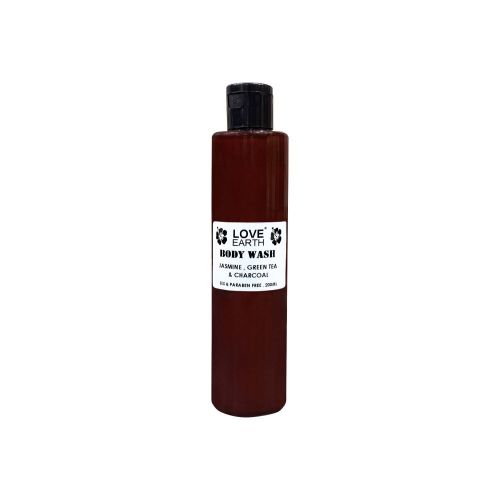 Love Earth: Body Wash Jasmine Green Tea  And Charcoal - 220ml