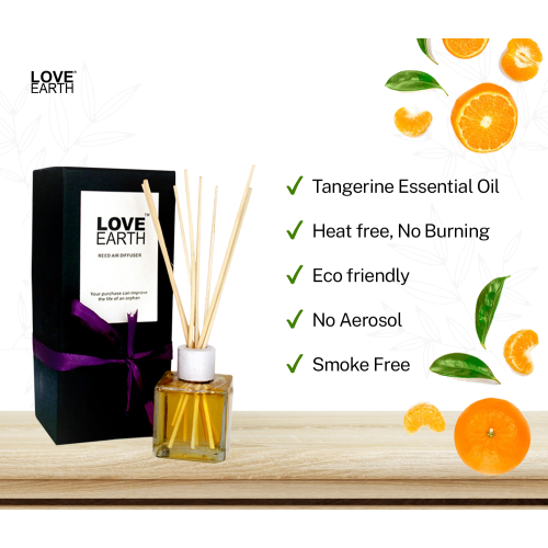 Love Earth: Reed Diffuser (Tangerine) - 30ml