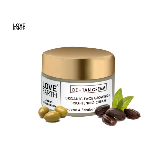 Love Earth: De-Tan Moisturizing Cream - 50gm