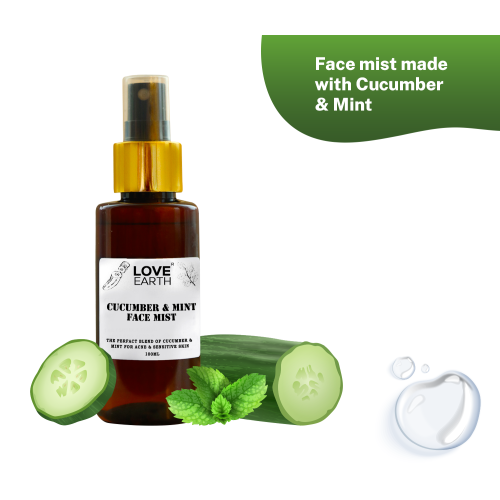 Love Earth: Cucumber Mint Face Mist - 100ml