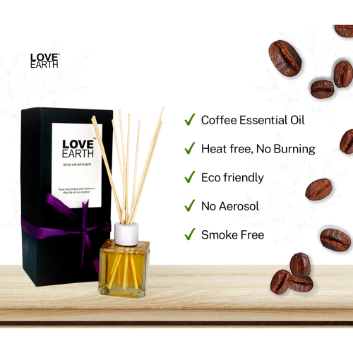 Love Earth: Reed Diffuser (Coffee) - 30ml