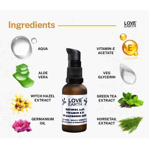 Love Earth: Retinol Serum - 30ml