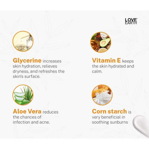 Love Earth: Vitamin C Sunscreen SPF-50 - 100ml