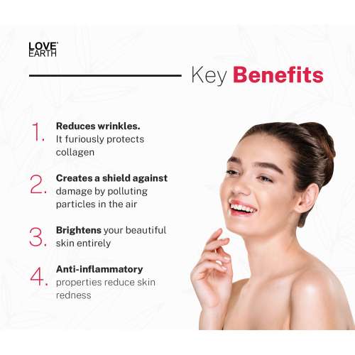 Love Earth: Vitamin C and Glutathione Glow Sleeping Mask - 50gm
