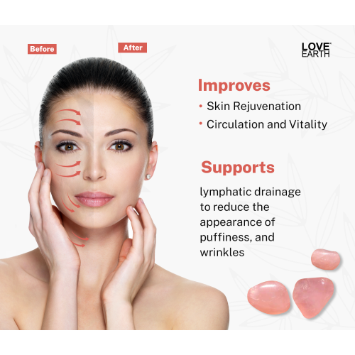 Love Earth: Rose Quartz Gua Sha - 100gm