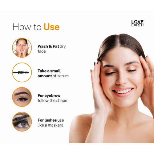Love Earth: Organic Eyelash Growth Serum - 5ml