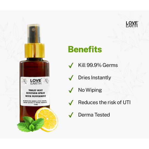 Love Earth: Toilet Seat Sanitizer - 100ml